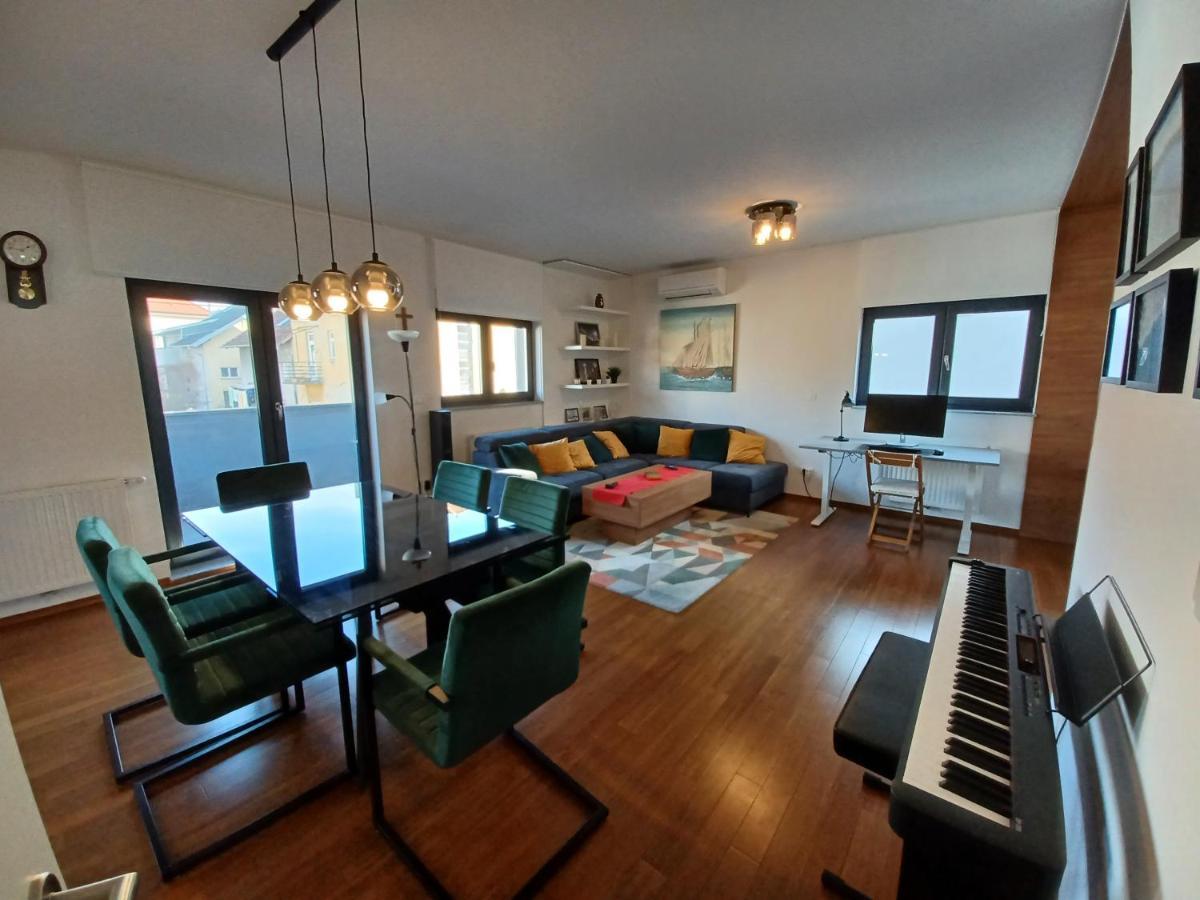 Modern 4-Star Luxury Apt - Wfh Ready, Free Parking Zagreb Exterior foto